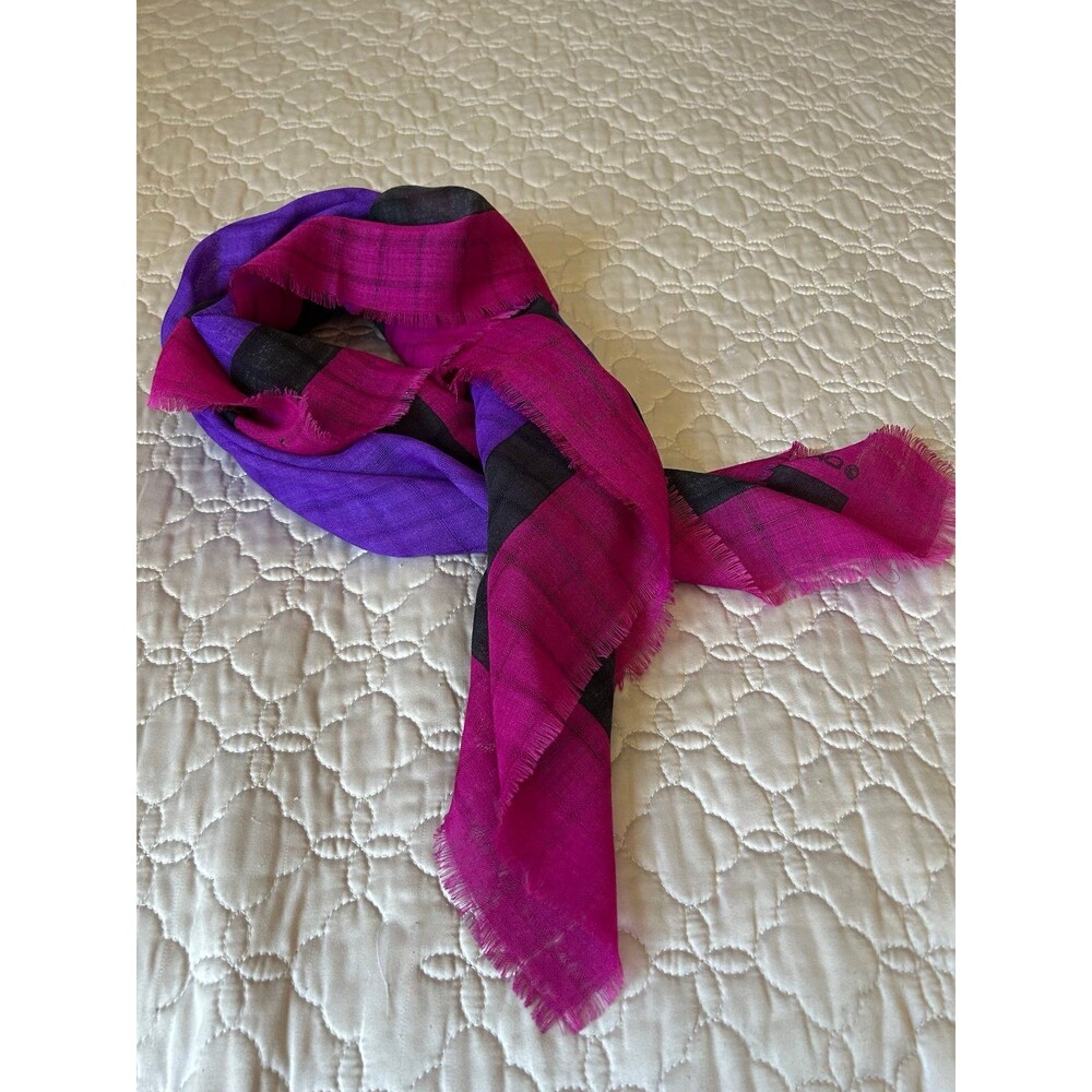 Echo Pink ,Purple & Black Scarf